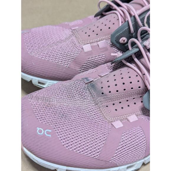 ON Running Cloud 2.0 Shoes Sneakers Rose Charcoal Womens 10.5 Workout Activewear - Picture 6 of 7